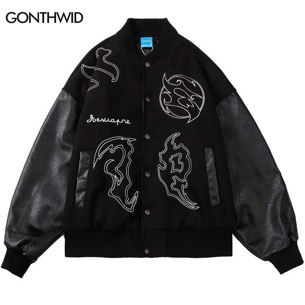 men's jackets mens patchwork baseball jackets hip hop varsity retro embrodiery bomber coats streetwear harajuku casual varsity college, Black;brown
men's jackets mens patchwork baseball jackets hip hop varsity retro embrodiery bomber coats streetwear harajuku casual varsity college, Black;brown