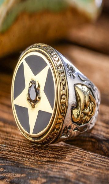 solitaire ring 925 sterling silver inverted pentagram ring downwardpointing pentacle devil satan satanic jewelry fashion men ring 9203567, Golden;silver
solitaire ring 925 sterling silver inverted pentagram ring downwardpointing pentacle devil satan satanic jewelry fashion men ring 9203567, Golden;silver