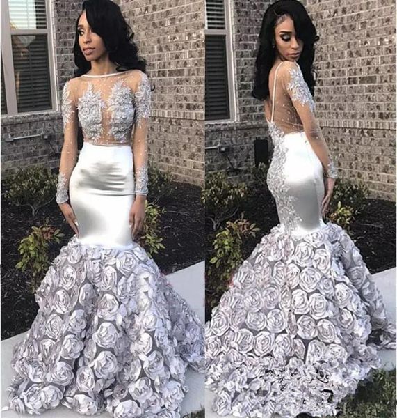 gorgeous rose flowers mermaid prom dresses 2019 appliques beads sheer long sleeve evening gown silver stretchy satin robes de soir2966180, Black;red
gorgeous rose flowers mermaid prom dresses 2019 appliques beads sheer long sleeve evening gown silver stretchy satin robes de soir2966180, Black;red