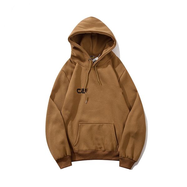 european and american trendy classic letter embroidered men's and women's loose hooded plush hoodie with round neck sweater men�, Black
european and american trendy classic letter embroidered men's and women's loose hooded plush hoodie with round neck sweater men�, Black