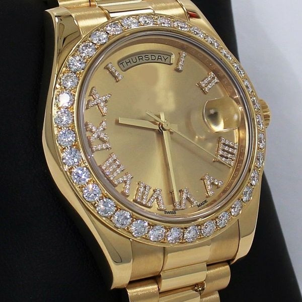 luxury dj factory 2813 automatic movement ii president 218238 18k yellow gold 41mm diamond bezel dial stainless steel diving with original b, Slivery;brown
luxury dj factory 2813 automatic movement ii president 218238 18k yellow gold 41mm diamond bezel dial stainless steel diving with original b, Slivery;brown