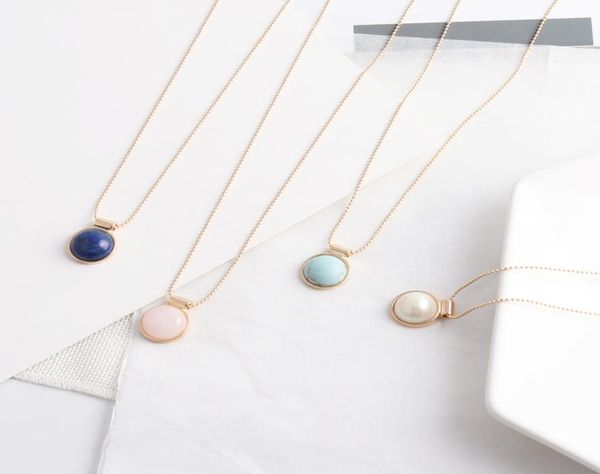 fashion round blue pink quartz turquoise necklace natural stone brand gold plated necklaces for women jewelry gift6453658, Silver
fashion round blue pink quartz turquoise necklace natural stone brand gold plated necklaces for women jewelry gift6453658, Silver