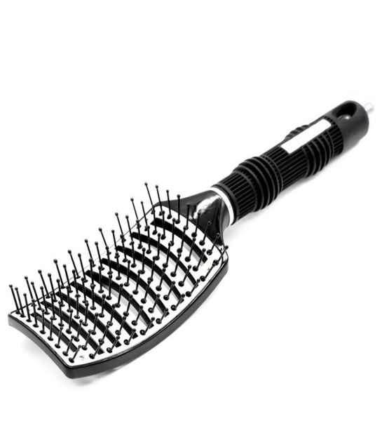 heat resistant aluminum sheet nylon pins vented hair extension brush antislide rubber handle curved detangling comb for wig6656363, Silver
heat resistant aluminum sheet nylon pins vented hair extension brush antislide rubber handle curved detangling comb for wig6656363, Silver