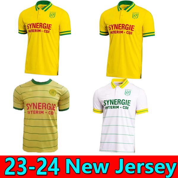 23 24 maillots fc nantes etoile soccer jerseys home and away 2023 2024 80th sissoko girotto coulibaly blas kolo muani simon football shirt 8, Black;yellow
23 24 maillots fc nantes etoile soccer jerseys home and away 2023 2024 80th sissoko girotto coulibaly blas kolo muani simon football shirt 8, Black;yellow