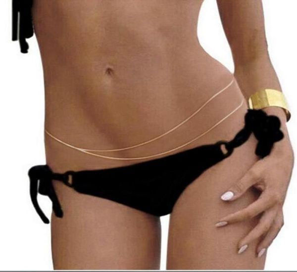 double layer gold silver color belly chain fashion bikini waist link necklaces body jewelry for women summer accesspries6297490
double layer gold silver color belly chain fashion bikini waist link necklaces body jewelry for women summer accesspries6297490