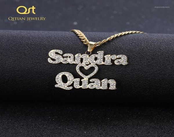 pendant necklaces personalized custom iced out double name necklace love heart choker thick chain handwriting nameplate couple jew8965832, Silver
pendant necklaces personalized custom iced out double name necklace love heart choker thick chain handwriting nameplate couple jew8965832, Silver