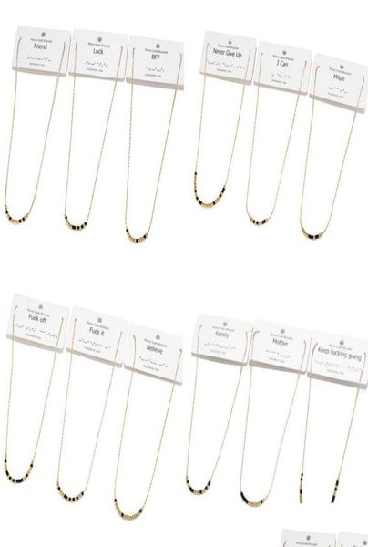 pendant necklaces morse code necklace with card beads on silk mes friendship necklaces inspirational gifts for women drop delivery7720540, Silver
pendant necklaces morse code necklace with card beads on silk mes friendship necklaces inspirational gifts for women drop delivery7720540, Silver