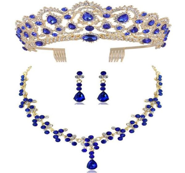 diezi new red green blue crown and necklace earring jewelry set tiara rhinestone wedding bridal jewelry sets accessories5718221, Silver
diezi new red green blue crown and necklace earring jewelry set tiara rhinestone wedding bridal jewelry sets accessories5718221, Silver
