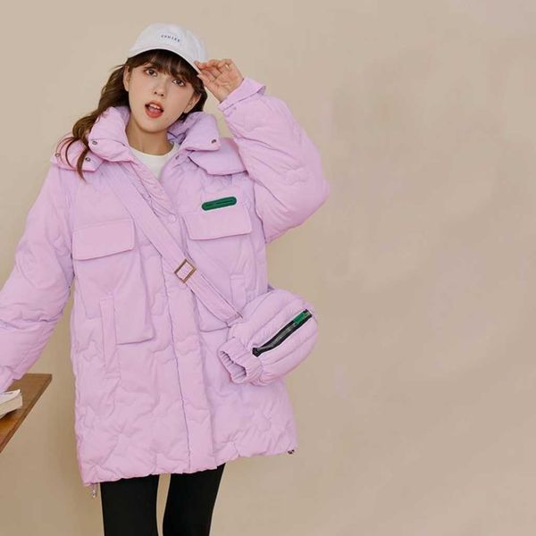 autumn and winter women hooded long cotton down jacket, complimentary zipper bag, front zipper plus hem drawstring, convenient and practical, Black
autumn and winter women hooded long cotton down jacket, complimentary zipper bag, front zipper plus hem drawstring, convenient and practical, Black