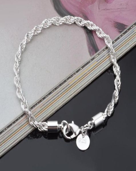 3mm 4mm width 20cm length rope chain link bracelet fashion 925 sterling silver plated jewelry bracelets whole9905433, Black
3mm 4mm width 20cm length rope chain link bracelet fashion 925 sterling silver plated jewelry bracelets whole9905433, Black