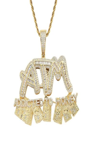 mens jewelry hiphop iced out cz letter pendant necklace gold micro paved cubic zircon atm addicted to money necklaces2501518, Silver
mens jewelry hiphop iced out cz letter pendant necklace gold micro paved cubic zircon atm addicted to money necklaces2501518, Silver