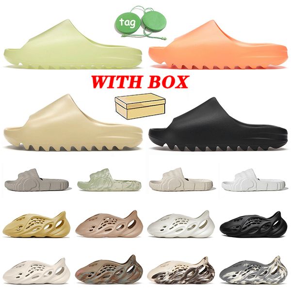 with box designer slides kanyes slippers glow green onyx desert sand enflame orange foam runner sandals sliders mist ararat ochre runners me, Black
with box designer slides kanyes slippers glow green onyx desert sand enflame orange foam runner sandals sliders mist ararat ochre runners me, Black