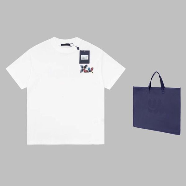 2023ss early spring new high-grade cotton printed t-shirt round neck stitching pullover short sleeves size m-xxxl color black white t6677b, Black;brown
2023ss early spring new high-grade cotton printed t-shirt round neck stitching pullover short sleeves size m-xxxl color black white t6677b, Black;brown