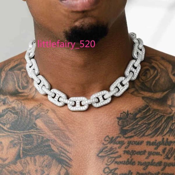 pendant necklaces iced out 18mm moissanite g-link chain 925 sterling silver luxury vvs moissanite cuban link chain
pendant necklaces iced out 18mm moissanite g-link chain 925 sterling silver luxury vvs moissanite cuban link chain