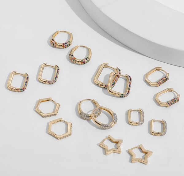 fashion geometric square lock multicolor crystal hoop earrings for woman trendy gold color cz round jewelry huggie4952358, Golden;silver
fashion geometric square lock multicolor crystal hoop earrings for woman trendy gold color cz round jewelry huggie4952358, Golden;silver
