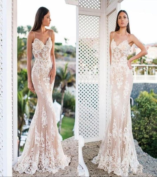 mermaid wedding dresses spaghetti sleeveless full lace bridal gowns floor length boho country beach wedding dress custom3930462, White
mermaid wedding dresses spaghetti sleeveless full lace bridal gowns floor length boho country beach wedding dress custom3930462, White