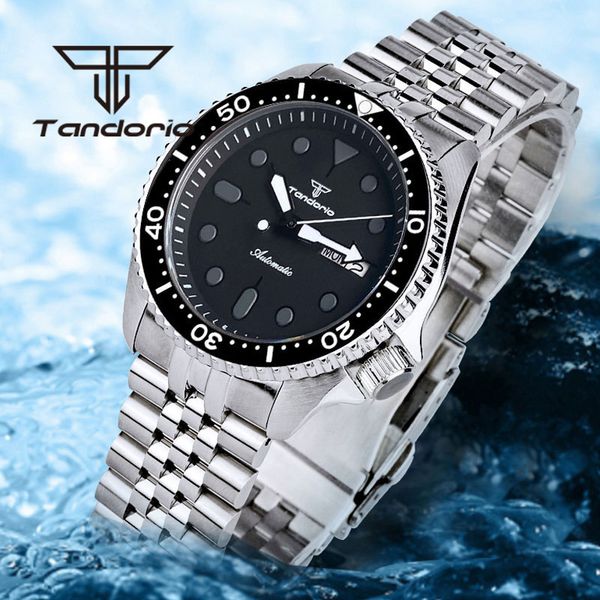 other watches tandorio 41mm nh36a 200m men s automatic dive wristwatch 120 clicks rotating bezel sapphire glass week date dial steel bracele, Slivery;black
other watches tandorio 41mm nh36a 200m men s automatic dive wristwatch 120 clicks rotating bezel sapphire glass week date dial steel bracele, Slivery;black