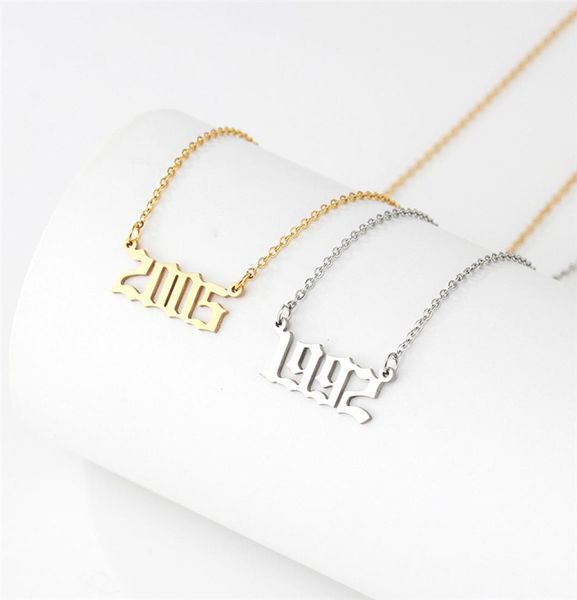 old english number necklace stainless steel chain necklace birthday gift personalized birth year necklaces for women2615403, Silver
old english number necklace stainless steel chain necklace birthday gift personalized birth year necklaces for women2615403, Silver