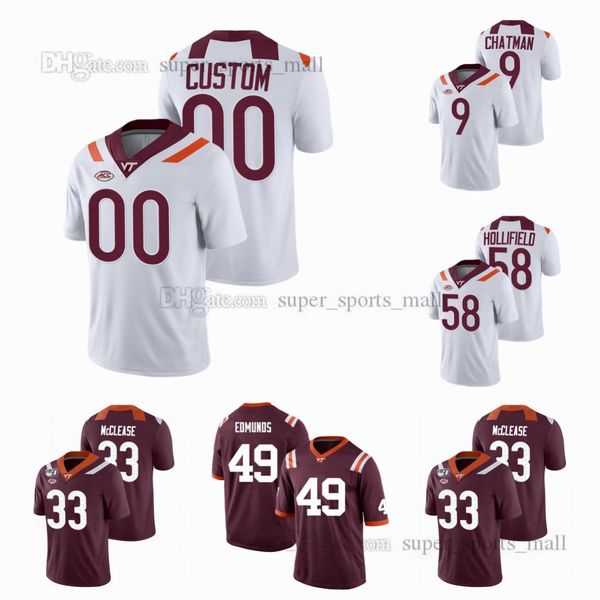 custom s-6xl virginias tech hokies college football jerseys vick wells king holston black smith gallo gosnell blumrick moss hollifield conne
custom s-6xl virginias tech hokies college football jerseys vick wells king holston black smith gallo gosnell blumrick moss hollifield conne