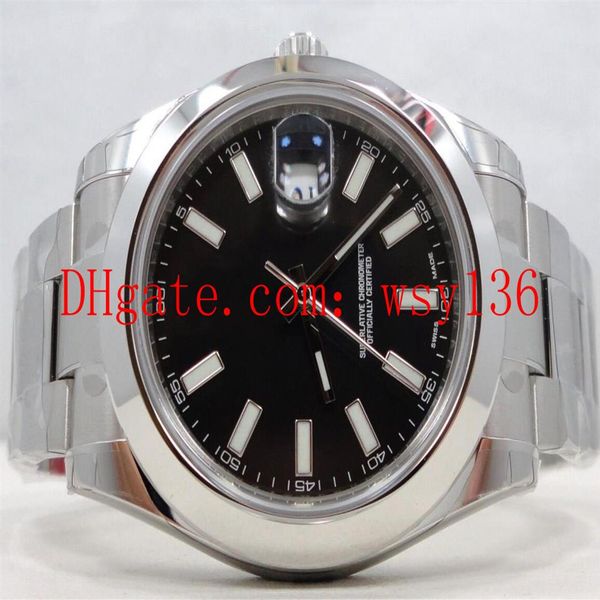 luxury datejust ii 116300 41mm smooth bezel black dial mens casual watches stainless automatic mechanical men's 300s, Slivery;brown
luxury datejust ii 116300 41mm smooth bezel black dial mens casual watches stainless automatic mechanical men's 300s, Slivery;brown