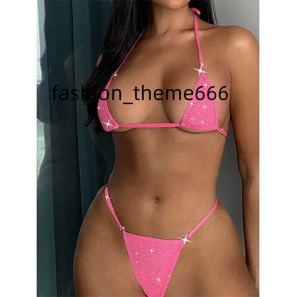 women's swimwear shiny mini thong bikini luxury swimwear swimsuits 2023, White;black
women's swimwear shiny mini thong bikini luxury swimwear swimsuits 2023, White;black