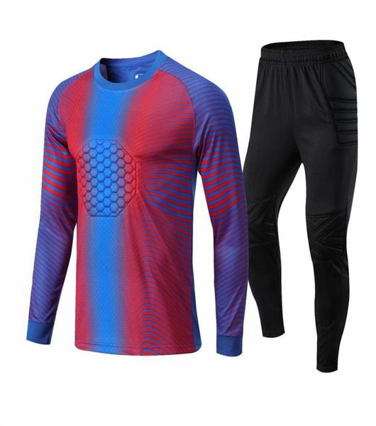 men kid football goalkeeper sets boys soccer goalkeeper uniforms training suit protection kits pants clothing futbol shirts1226945
men kid football goalkeeper sets boys soccer goalkeeper uniforms training suit protection kits pants clothing futbol shirts1226945