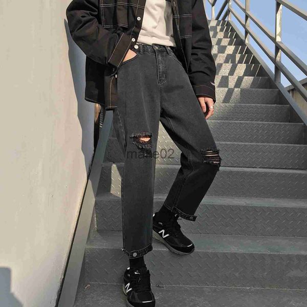 men's jeans 2022 men's fashion trend haren pants holes baggy homme wash jeans black color casual pants loose leisure blue trousers
men's jeans 2022 men's fashion trend haren pants holes baggy homme wash jeans black color casual pants loose leisure blue trousers