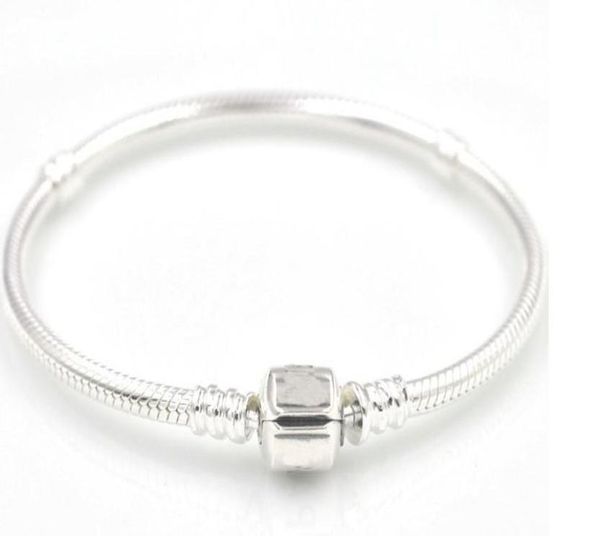 3mm 17-21cm 925 silver plated bracelet chain with barrel clasp fit european beads for bracelet with without logo diy7132901, Golden;silver
3mm 17-21cm 925 silver plated bracelet chain with barrel clasp fit european beads for bracelet with without logo diy7132901, Golden;silver