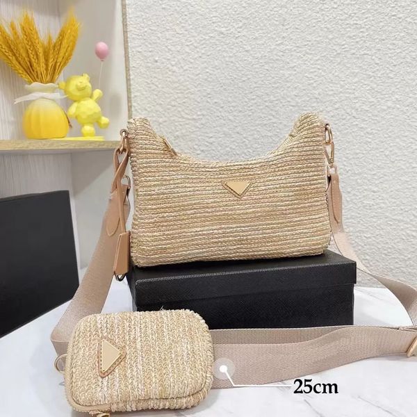 luxurys designers bags women handbags large capacity messenger bag fashion lady wallet handbag straw woven three in one underarm bag styles, Black;red
luxurys designers bags women handbags large capacity messenger bag fashion lady wallet handbag straw woven three in one underarm bag styles, Black;red