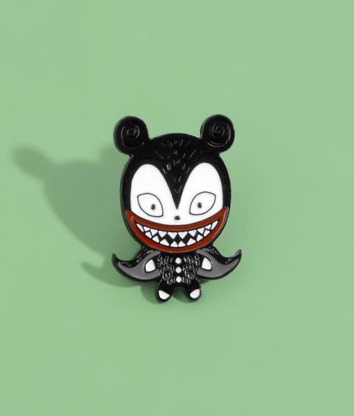 new cartoon punk dark cloak ghost clown big mouth mouse enamel animation character pin child denim clothes lapel pendant jewelry g6428010, Gray
new cartoon punk dark cloak ghost clown big mouth mouse enamel animation character pin child denim clothes lapel pendant jewelry g6428010, Gray
