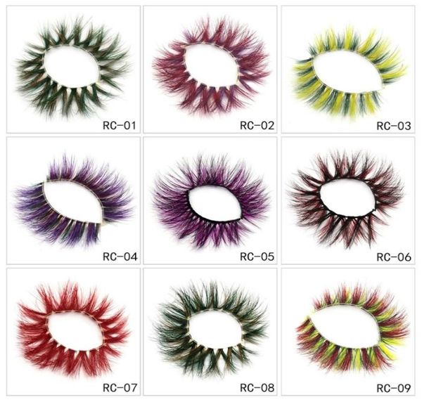 25mm colored eyelashes 5d mink strip fake pink green purple red faux lashes colorful rainbow lashes6702144
25mm colored eyelashes 5d mink strip fake pink green purple red faux lashes colorful rainbow lashes6702144