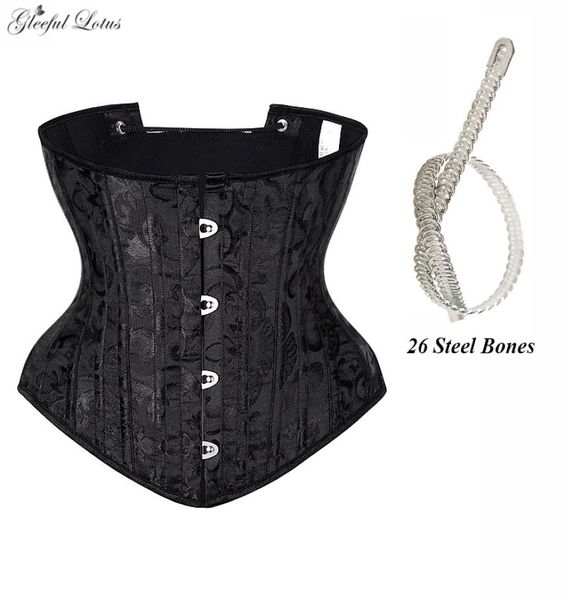 bustiers corsets underbust corset gothic busiter steel boned waist trainer short torso women slimming sheath girdle cincher6440131, Black;white
bustiers corsets underbust corset gothic busiter steel boned waist trainer short torso women slimming sheath girdle cincher6440131, Black;white
