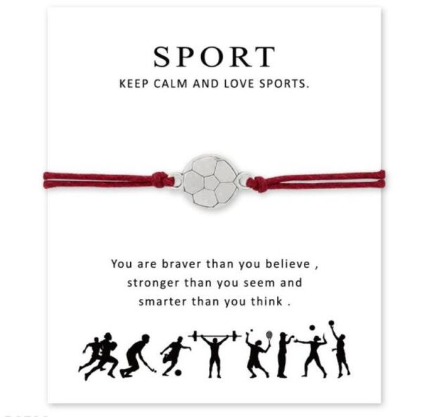 new sports wrap wish bracelet with gift card football hockey gymnastics volleyball baseball basketball charm bangle women men jewe4356088, Golden;silver
new sports wrap wish bracelet with gift card football hockey gymnastics volleyball baseball basketball charm bangle women men jewe4356088, Golden;silver