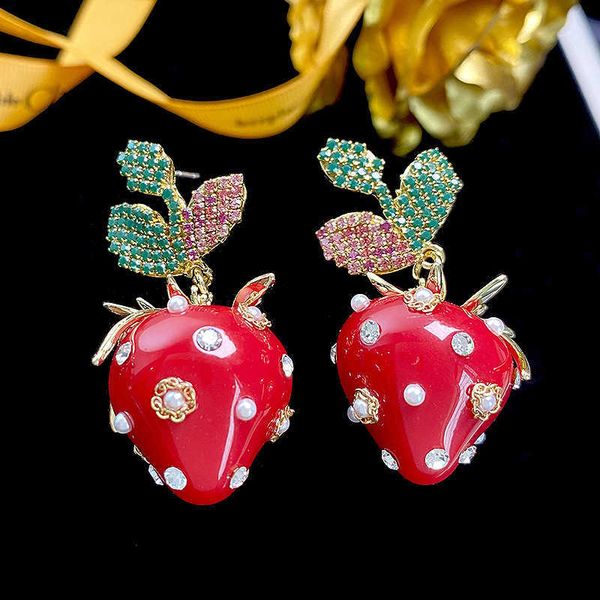 charm exaggerate personality fashion big strawberry earrings advanced sense design creative silver needle 230630, Golden
charm exaggerate personality fashion big strawberry earrings advanced sense design creative silver needle 230630, Golden