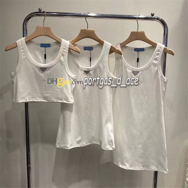 designer cropped women dress knitted tank vest dresses summer sleeveless skirt dress triangle badge woman shirt knits, Black
designer cropped women dress knitted tank vest dresses summer sleeveless skirt dress triangle badge woman shirt knits, Black