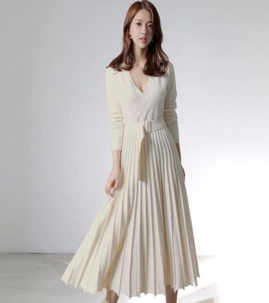 swyivy knitting dress female lady elegance pleated long overtheknee knitted sweaterdress 2021 autumn wine red dresses casual1769146, Black;gray
swyivy knitting dress female lady elegance pleated long overtheknee knitted sweaterdress 2021 autumn wine red dresses casual1769146, Black;gray