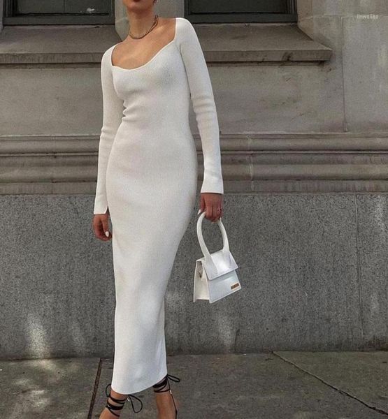 party dresses 2022 autumn winter solid ladies maxi off shoulder ribbed knitted sweater dress long sleeve slim fit bodycon6079709, White;black
party dresses 2022 autumn winter solid ladies maxi off shoulder ribbed knitted sweater dress long sleeve slim fit bodycon6079709, White;black