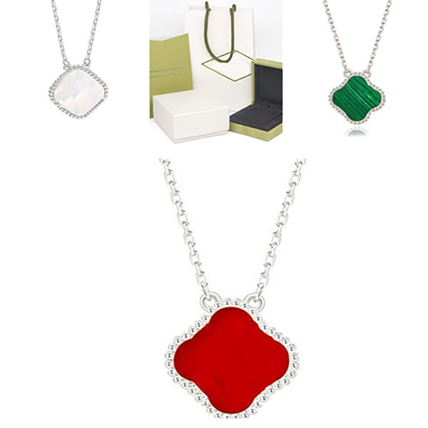 with box clover cleef necklace designer for women four va necklace jewelry leef pendant necklace radium four clover necklaces designer women, Silver
with box clover cleef necklace designer for women four va necklace jewelry leef pendant necklace radium four clover necklaces designer women, Silver