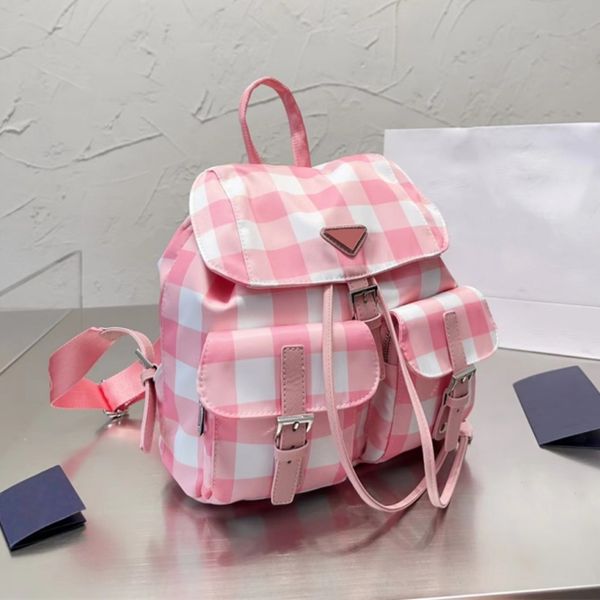 2023 medium check backpacks backpack designer bag bookbag nylon back pack string travel school bags triangle 5a
2023 medium check backpacks backpack designer bag bookbag nylon back pack string travel school bags triangle 5a