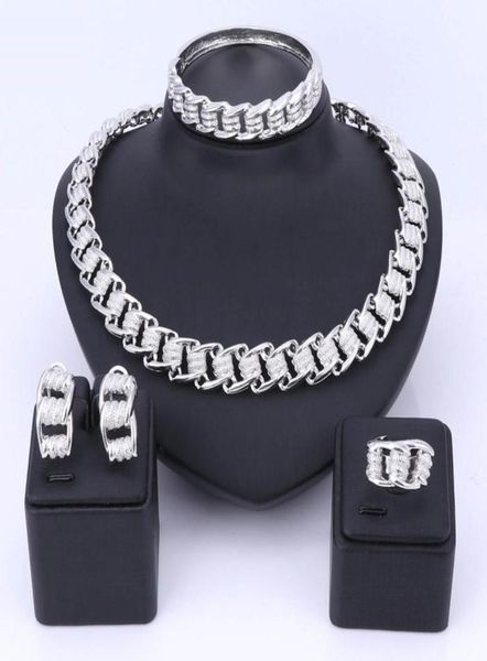 african beads dubai gold color chain earrings bracelet ring set luxury elegant necklace jewelry sets for wedding party gift6571324, Slivery;golden
african beads dubai gold color chain earrings bracelet ring set luxury elegant necklace jewelry sets for wedding party gift6571324, Slivery;golden