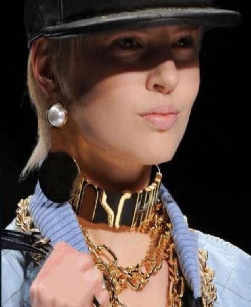metal pu chokers men women jewelry hip hop necklaces accessories designer neutral letter necklace5815709, Golden;silver
metal pu chokers men women jewelry hip hop necklaces accessories designer neutral letter necklace5815709, Golden;silver