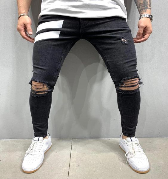 men skinny denim biker side striped jeans ripped pencil pants destroyed hole hip hop slim fit man scratched jean hombre pantalon3918334, Blue
men skinny denim biker side striped jeans ripped pencil pants destroyed hole hip hop slim fit man scratched jean hombre pantalon3918334, Blue