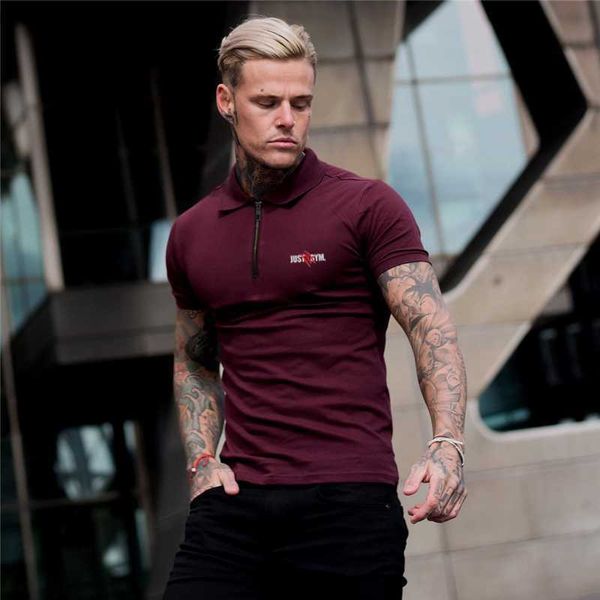 men's t-shirts fashion european and american style zip print polo tees mens cotton slim polo shirts with short sleeve fitness slim polo, White;black
men's t-shirts fashion european and american style zip print polo tees mens cotton slim polo shirts with short sleeve fitness slim polo, White;black