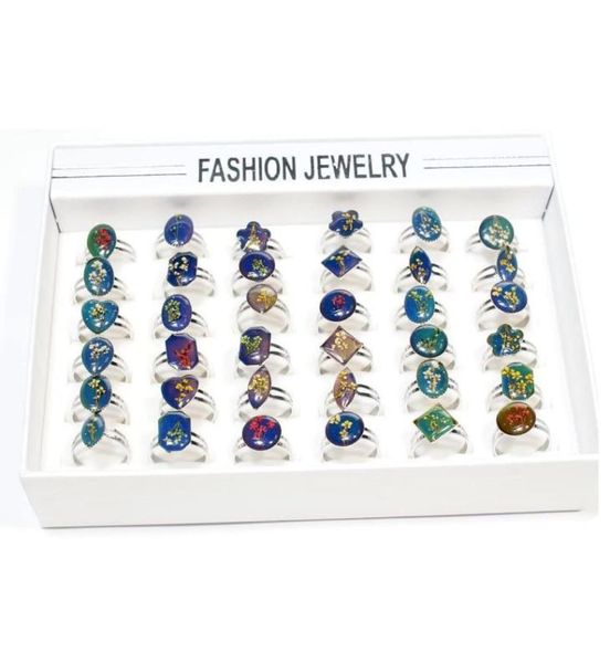 band rings band plant dried flower cut mood rings 36 pieceslot with jewelry box bk crystal whole drop delivery 2021 lulubaby 9380661, Silver
band rings band plant dried flower cut mood rings 36 pieceslot with jewelry box bk crystal whole drop delivery 2021 lulubaby 9380661, Silver