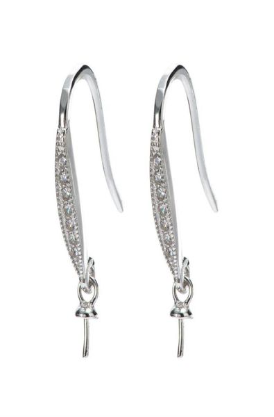 earrings settings 925 sterling silver zircon hook findings diy jewelry making for drop pearl 5 pairs8409335, Slivery;crystal
earrings settings 925 sterling silver zircon hook findings diy jewelry making for drop pearl 5 pairs8409335, Slivery;crystal