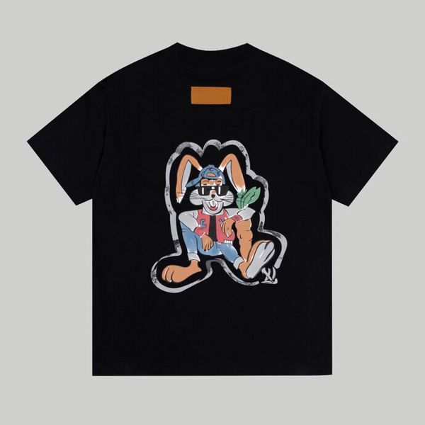 2023ss early spring new high-grade cotton printed t-shirt round neck stitching pullover short sleeves size m-xxxl color black white c77b, Black;brown
2023ss early spring new high-grade cotton printed t-shirt round neck stitching pullover short sleeves size m-xxxl color black white c77b, Black;brown