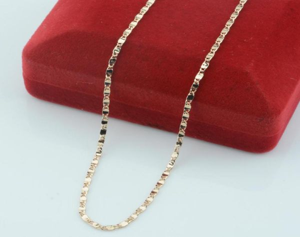 2mm slim women men 585 rose gold color necklace link chains 59cm factory jewelry7561392, Silver
2mm slim women men 585 rose gold color necklace link chains 59cm factory jewelry7561392, Silver
