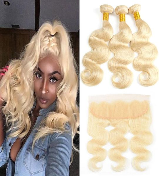 613 blonde 13x4 part full lace frontal with bundles body wave virgin human hair weave bundles with frontal exte2311176, Black;brown
613 blonde 13x4 part full lace frontal with bundles body wave virgin human hair weave bundles with frontal exte2311176, Black;brown