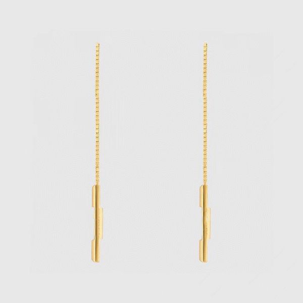 exquisite fashion long earrings ear line 18k gold luxury designer pierced pendant earrings for women's wedding parties engagement gift, Silver
exquisite fashion long earrings ear line 18k gold luxury designer pierced pendant earrings for women's wedding parties engagement gift, Silver
