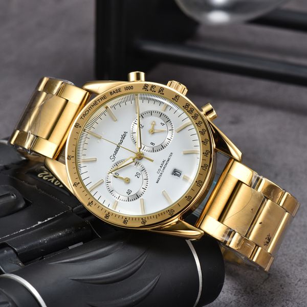 omeg wrist watches for men 2023 mens watches all dial work quartz watch luxury brand chronograph clock watch stainless steel watch band men, Slivery;golden
omeg wrist watches for men 2023 mens watches all dial work quartz watch luxury brand chronograph clock watch stainless steel watch band men, Slivery;golden